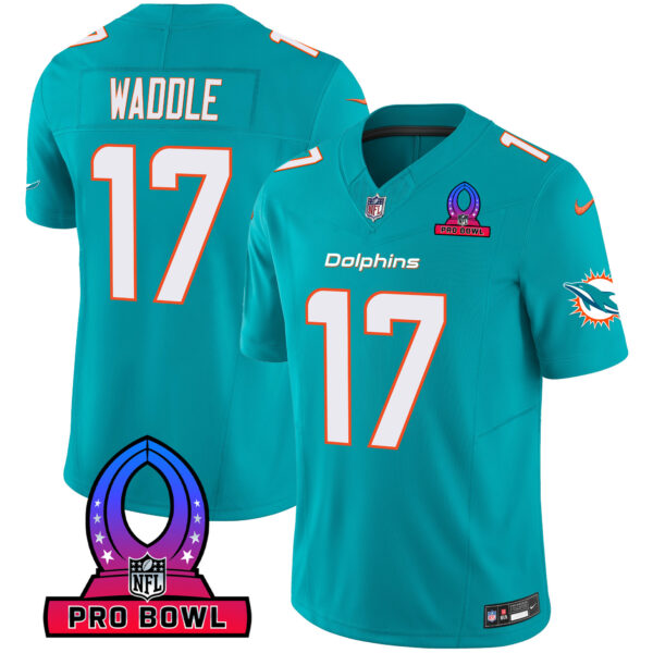 Men's Dolphins 2024 Pro Bowl Patch Vapor Jersey - All Stitched - Image 18