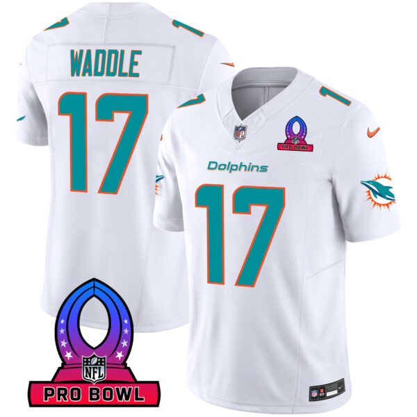 Men's Dolphins 2024 Pro Bowl Patch Vapor Jersey - All Stitched - Image 24