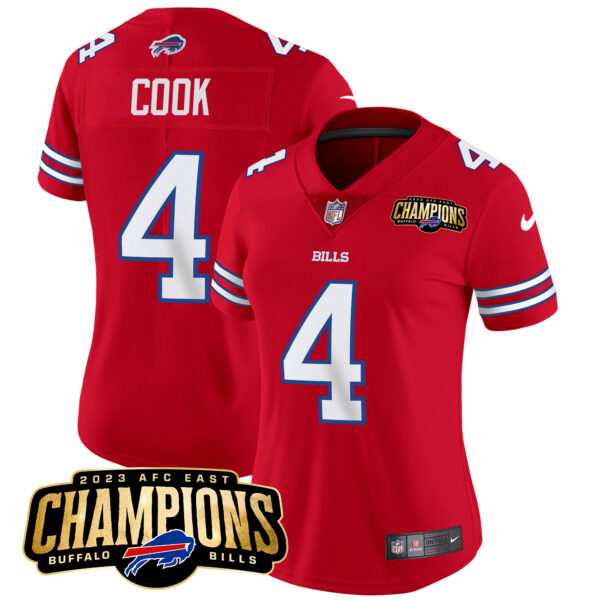 Women's Bills 2023 AFC East Champions Patch Vapor Jersey - All Stitched - Image 20