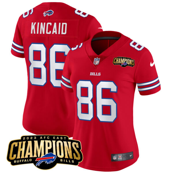Women's Bills 2023 AFC East Champions Patch Vapor Jersey - All Stitched - Image 24