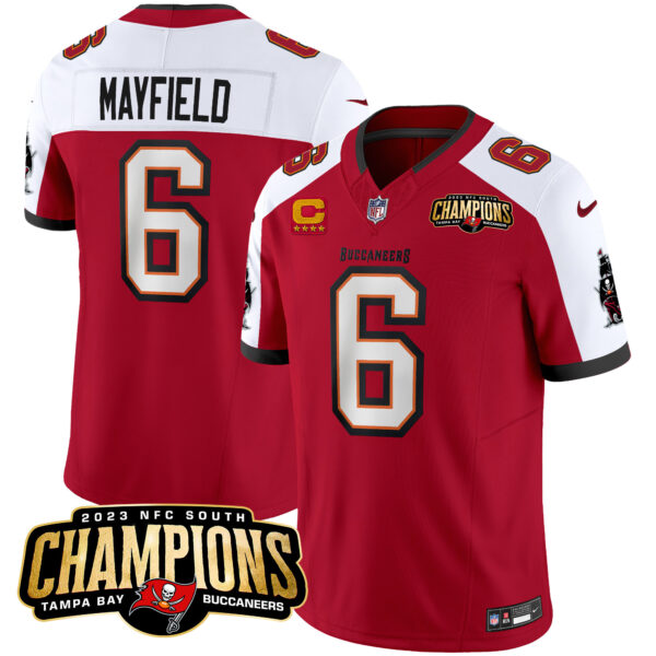 Men's Buccaneers 2023 NFC South Champions Patch Vapor Jersey - All Stitched - Image 11
