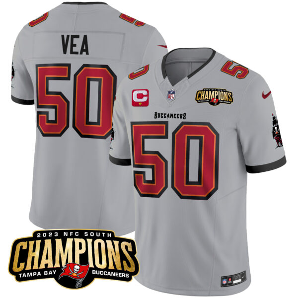 Men's Buccaneers 2023 NFC South Champions Patch Vapor Jersey - All Stitched - Image 40