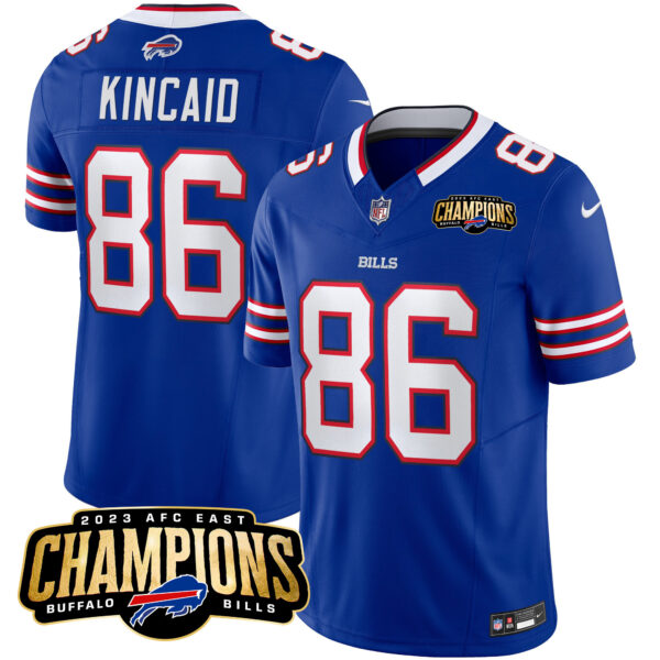 Men's Bills 2023 AFC East Champions Patch Vapor Jersey - All Stitched - Image 18