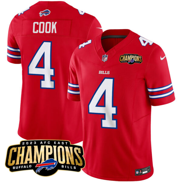 Men's Bills 2023 AFC East Champions Patch Vapor Jersey - All Stitched - Image 20