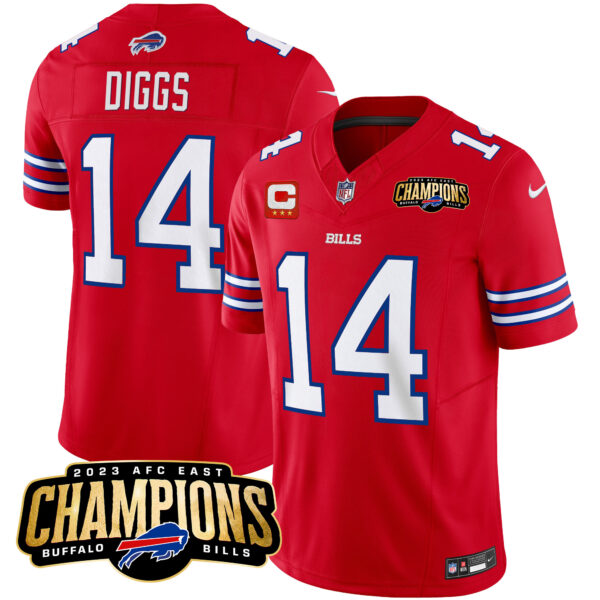 Men's Bills 2023 AFC East Champions Patch Vapor Jersey - All Stitched - Image 21