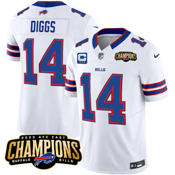 Men's Bills 2023 AFC East Champions Patch Vapor Jersey - All Stitched - Image 27