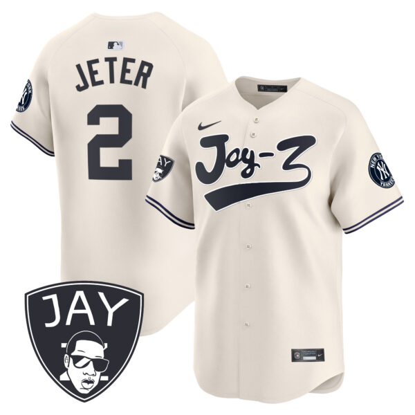 Men's Yankees Jay-Z Vapor Premier Limited Jersey V2 - All Stitched - Image 5
