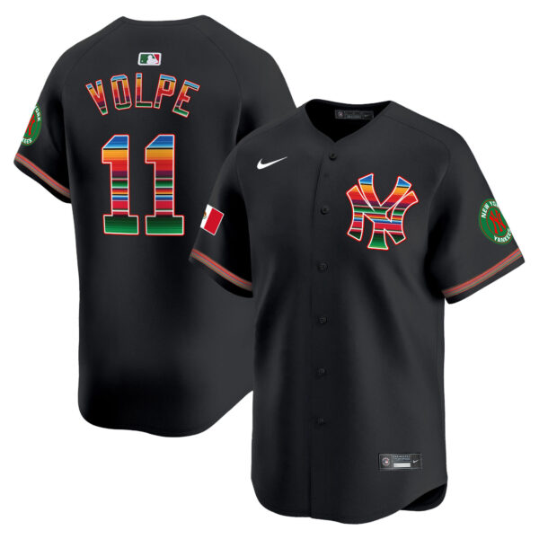 Men's New York Yankees Mexico Vapor Premier Limited Jersey - All Stitched - Image 14