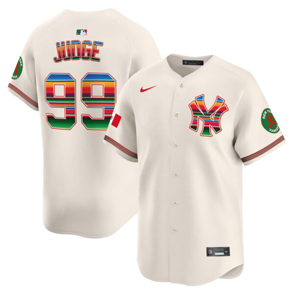 Men's New York Yankees Mexico Vapor Premier Limited Jersey - All Stitched - Image 21