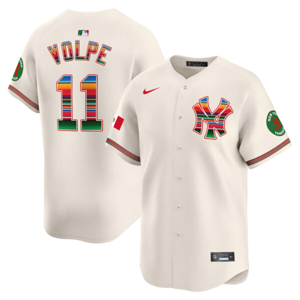 Men's New York Yankees Mexico Vapor Premier Limited Jersey - All Stitched - Image 24