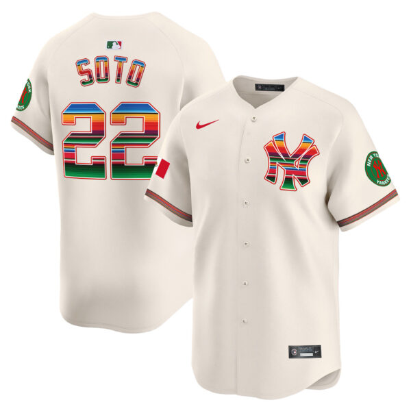 Men's New York Yankees Mexico Vapor Premier Limited Jersey - All Stitched - Image 28