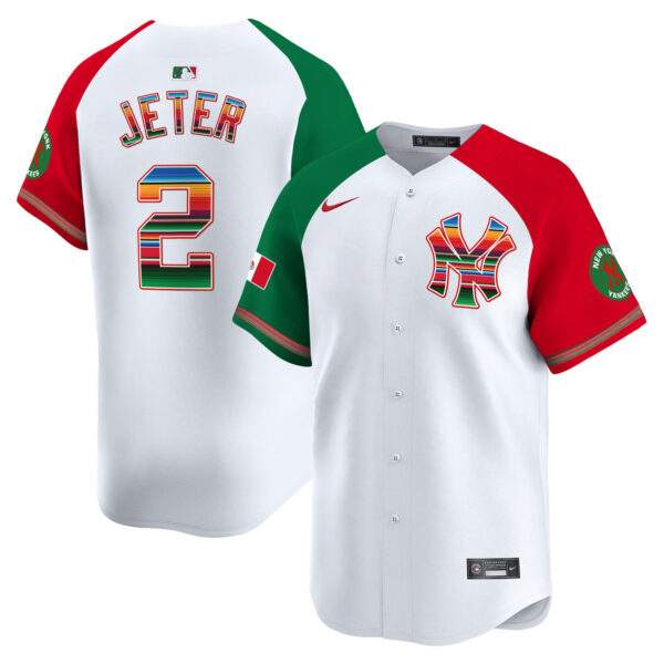 Men's New York Yankees Mexico Vapor Premier Limited Jersey - All Stitched - Image 56