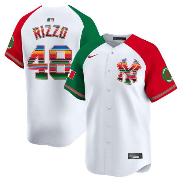 Men's New York Yankees Mexico Vapor Premier Limited Jersey - All Stitched - Image 59
