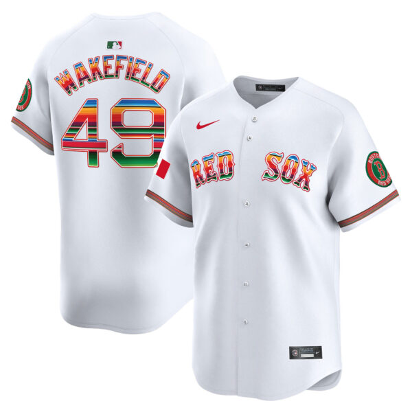 Men's Boston Red Sox Mexico Vapor Premier Limited Jersey - All Stitched - Image 3