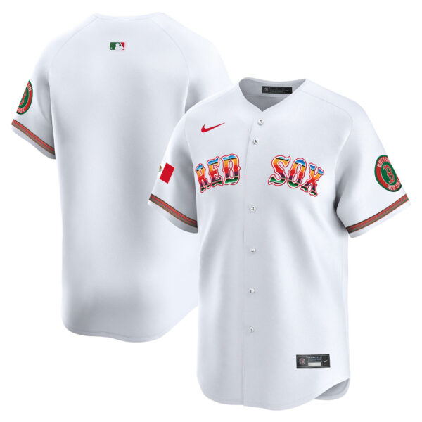 Men's Boston Red Sox Mexico Vapor Premier Limited Jersey - All Stitched - Image 7