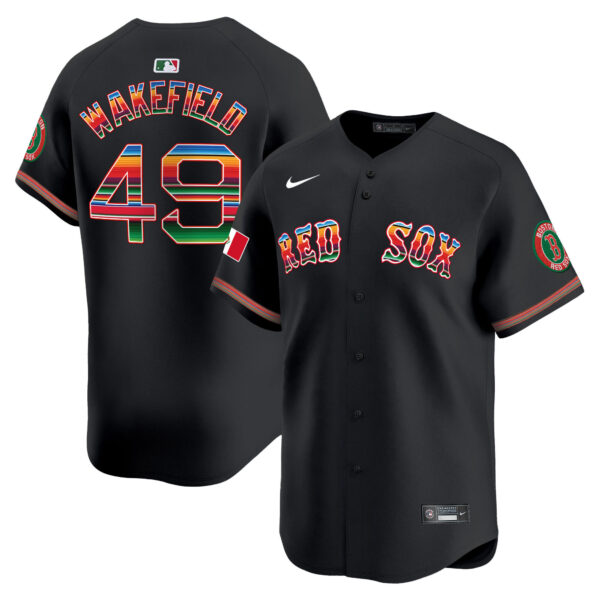 Men's Boston Red Sox Mexico Vapor Premier Limited Jersey - All Stitched - Image 10