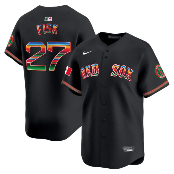 Men's Boston Red Sox Mexico Vapor Premier Limited Jersey - All Stitched - Image 12