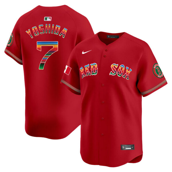 Men's Boston Red Sox Mexico Vapor Premier Limited Jersey - All Stitched - Image 27