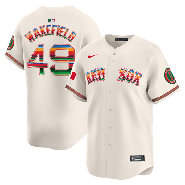 Men's Boston Red Sox Mexico Vapor Premier Limited Jersey - All Stitched - Image 31