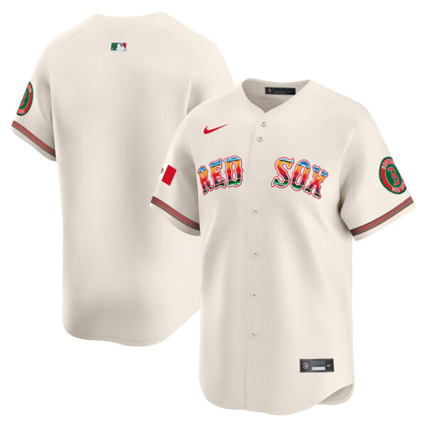 Men's Boston Red Sox Mexico Vapor Premier Limited Jersey - All Stitched - Image 35
