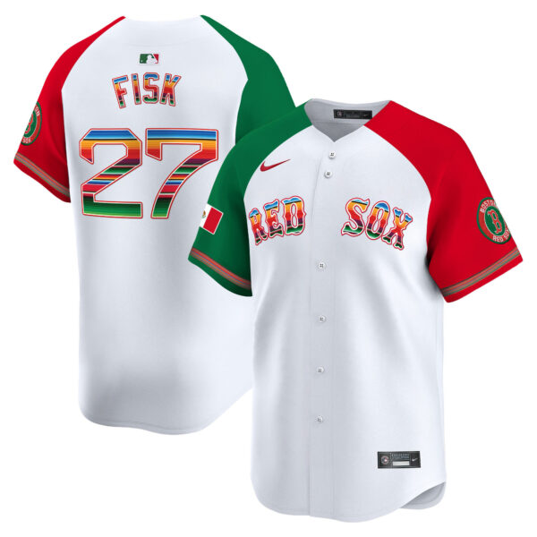 Men's Boston Red Sox Mexico Vapor Premier Limited Jersey - All Stitched - Image 40