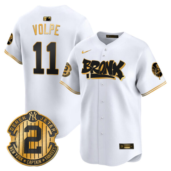 Men's New York Yankees The Bronx Graffiti Vapor Premier Limited Jersey V6 - All Stitched - Image 2
