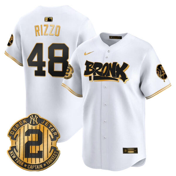 Men's New York Yankees The Bronx Graffiti Vapor Premier Limited Jersey V6 - All Stitched - Image 7