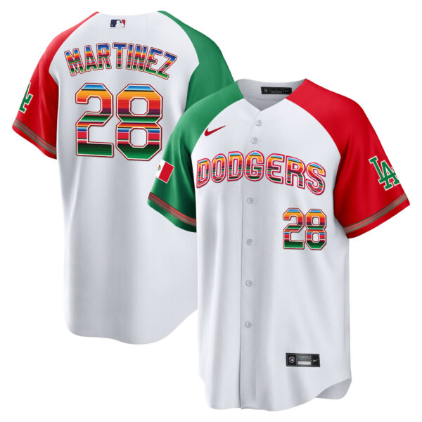 Men's Dodgers Mexico Cool Base Limited Jersey V3 - All Stitched - Image 38