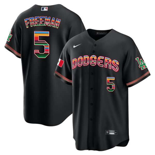 Men's Dodgers Mexico Cool Base Limited Jersey V3 - All Stitched - Image 19