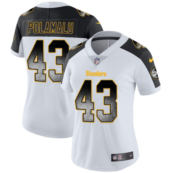 Women's Steelers Arch Smoke Vapor Jersey - All Stitched - Image 41