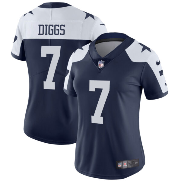Women's Cowboys Throwback Limited Vapor Jersey - All Stitched - Image 10