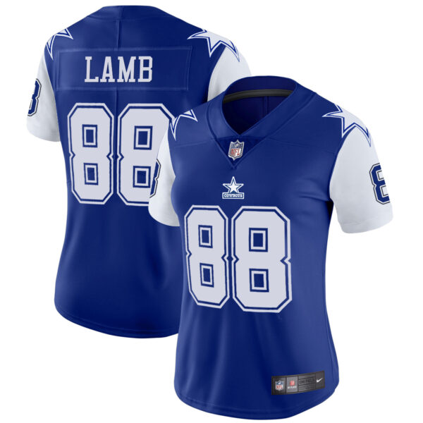 Women's Cowboys Throwback Limited Vapor Jersey - All Stitched - Image 3