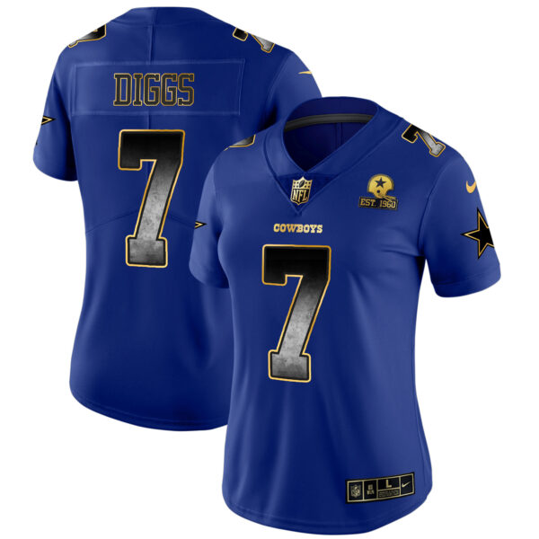 Women's Cowboys Arch Smoke Vapor Jersey - All Stitched - Image 34