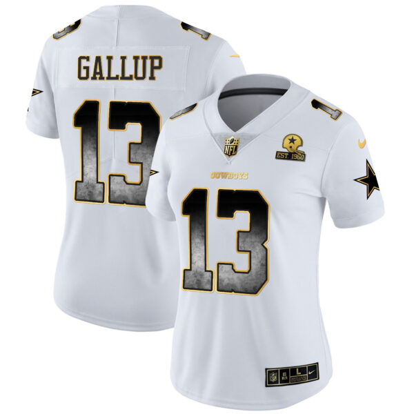 Women's Cowboys Arch Smoke Vapor Jersey - All Stitched - Image 18
