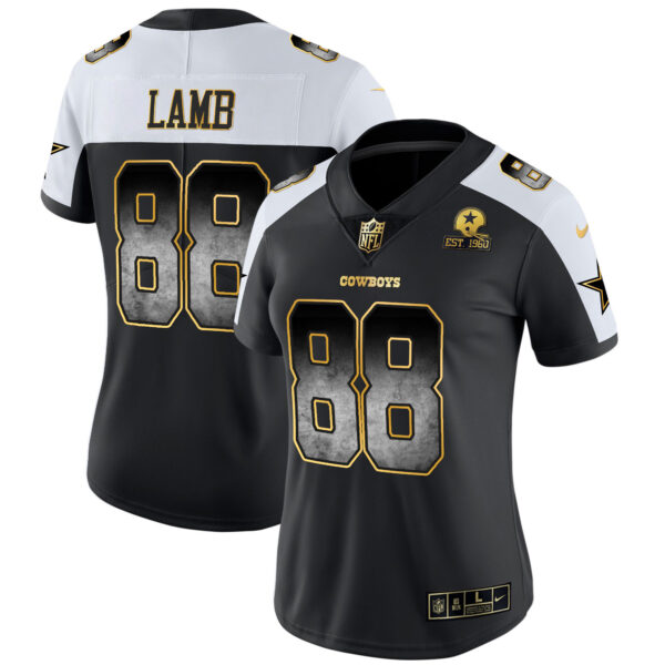 Women's Cowboys Arch Smoke Vapor Jersey - All Stitched - Image 3