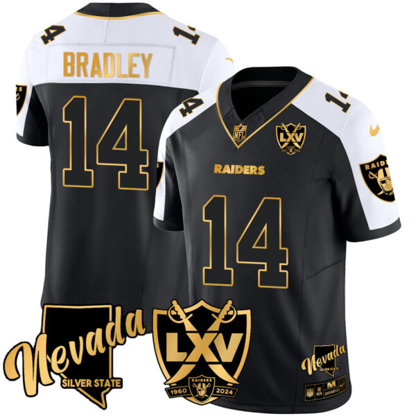 Men's Raiders 2024 Gold Vapor Limited Jersey - 65th Anniversary - All Stitched - Image 6