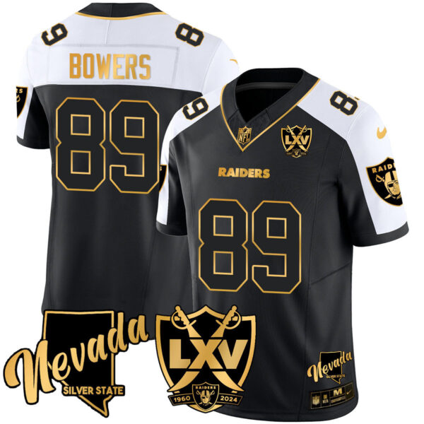 Men's Raiders 2024 Gold Vapor Limited Jersey - 65th Anniversary - All Stitched - Image 2