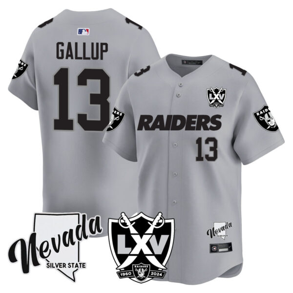 Men's Raiders 2024 Vapor Premier Limited Jersey - 65th Anniversary - All Stitched - Image 17