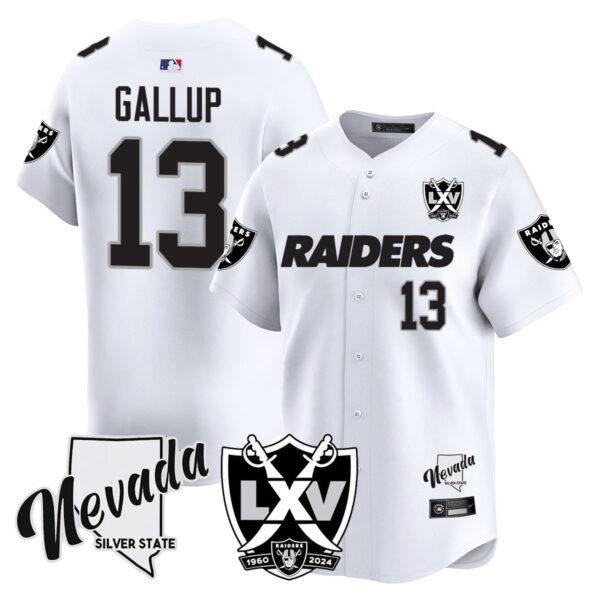 Men's Raiders 2024 Vapor Premier Limited Jersey - 65th Anniversary - All Stitched - Image 29