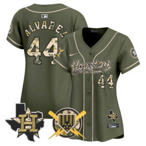 Women's Astros Armed Forces Day Vapor Premier Limited Jersey - All Stitched