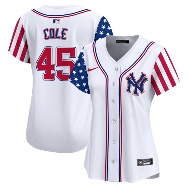 Women's New York Yankees 2024 Independence Day Vapor Premier Limited Jersey - All Stitched - Image 5