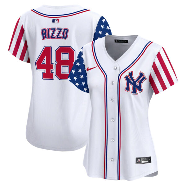 Women's New York Yankees 2024 Independence Day Vapor Premier Limited Jersey - All Stitched - Image 7