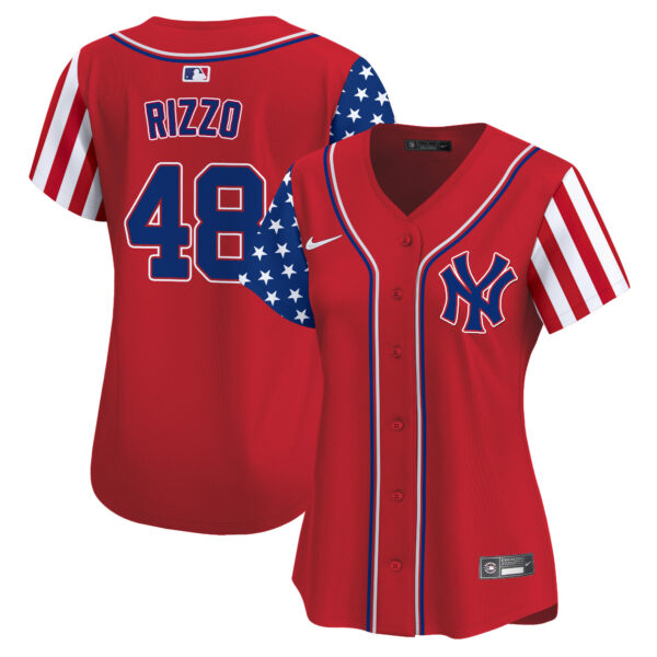 Women's New York Yankees 2024 Independence Day Vapor Premier Limited Jersey - All Stitched - Image 16