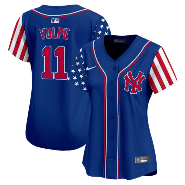 Women's New York Yankees 2024 Independence Day Vapor Premier Limited Jersey - All Stitched - Image 20