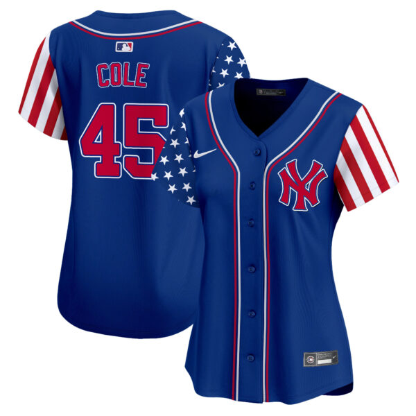 Women's New York Yankees 2024 Independence Day Vapor Premier Limited Jersey - All Stitched - Image 23