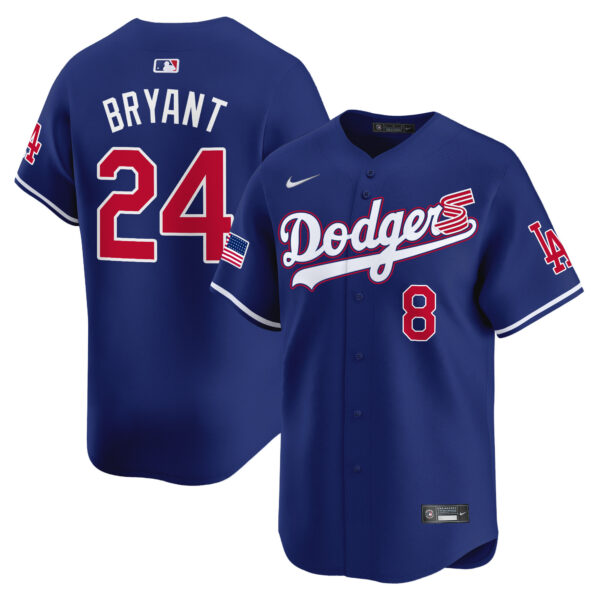 Men's Dodgers 2024 Independence Day Vapor Premier Limited Jersey - All Stitched - Image 24