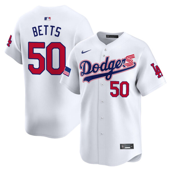 Men's Dodgers 2024 Independence Day Vapor Premier Limited Jersey - All Stitched - Image 3