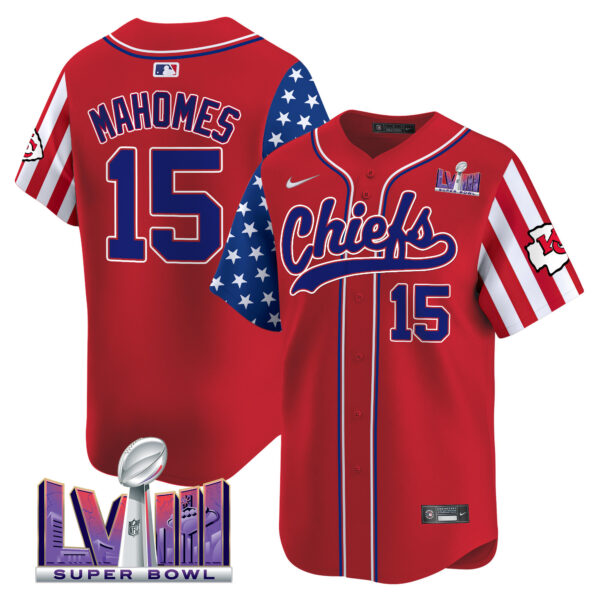 Men's Chiefs 2024 American Style Vapor Premier Limited Jersey - All Stitched - Image 9