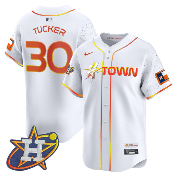 Men's Astros 2024 Space City H-Town Vapor Premier Limited Jersey - All Stitched - Image 8