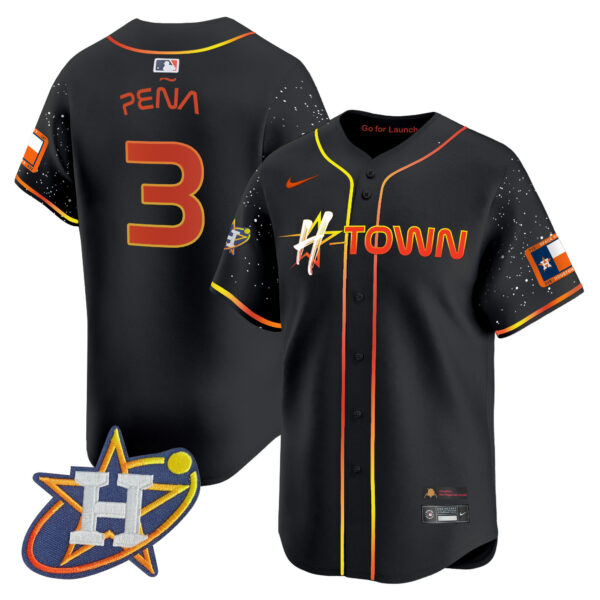 Men's Astros 2024 Space City H-Town Vapor Premier Limited Jersey - All Stitched - Image 14